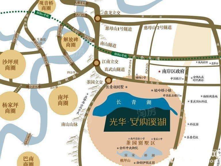 光华安纳溪湖位置图