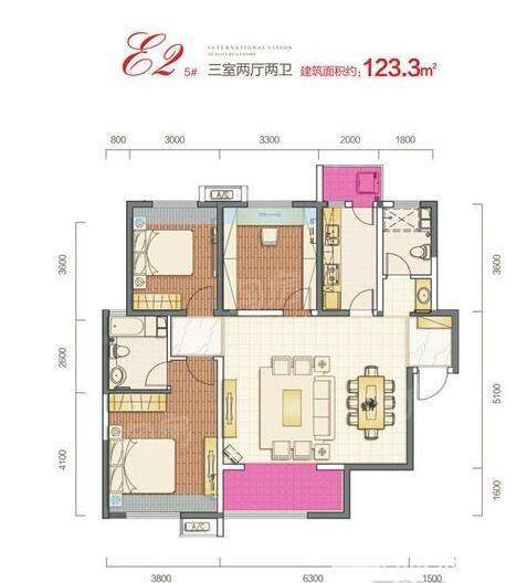 一期5#E2户型