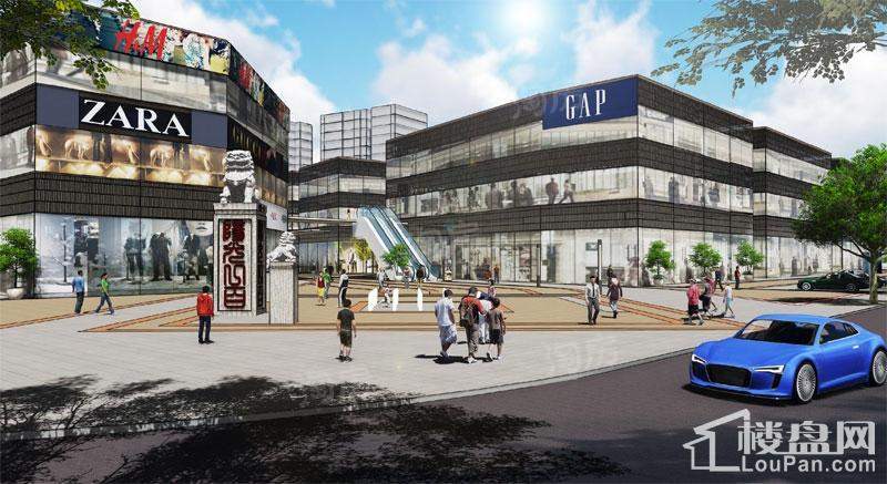 阳光100凤凰街效果图