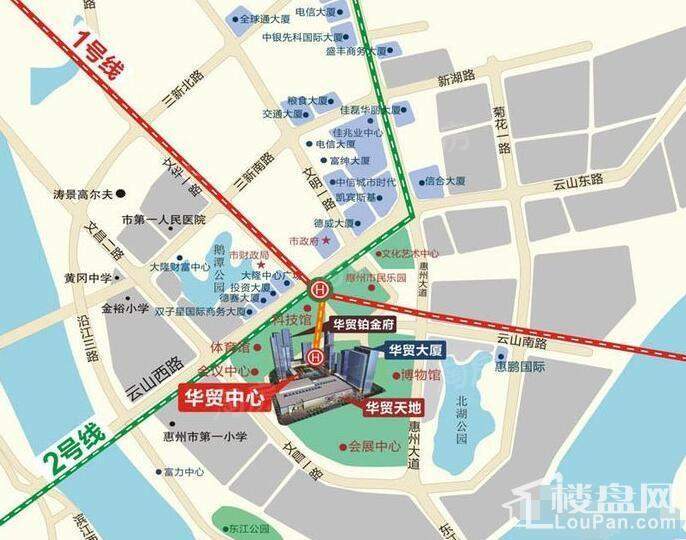 华贸大厦位置图