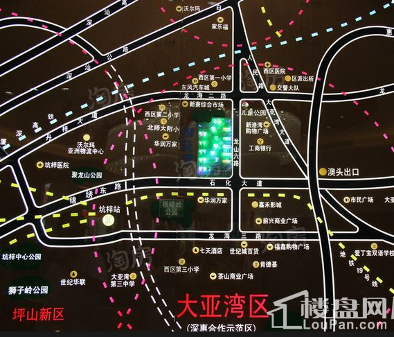 庞源御蓝湾位置图