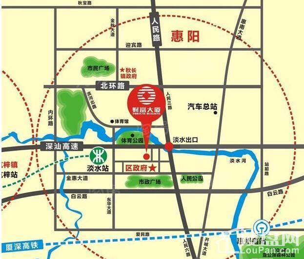 财富大厦位置图