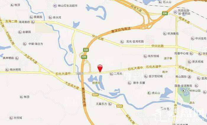 德丰凯旋城位置图