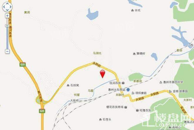 明发·高榜新城位置图