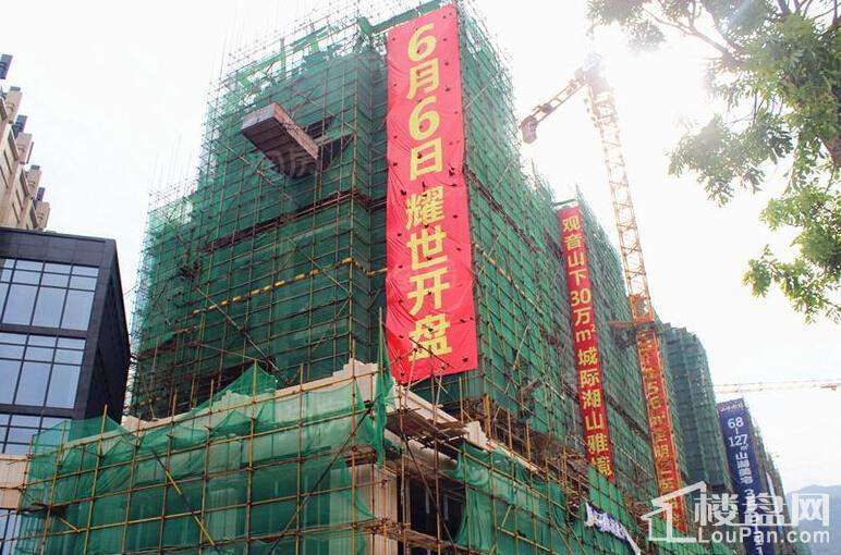 水岸花山实景图