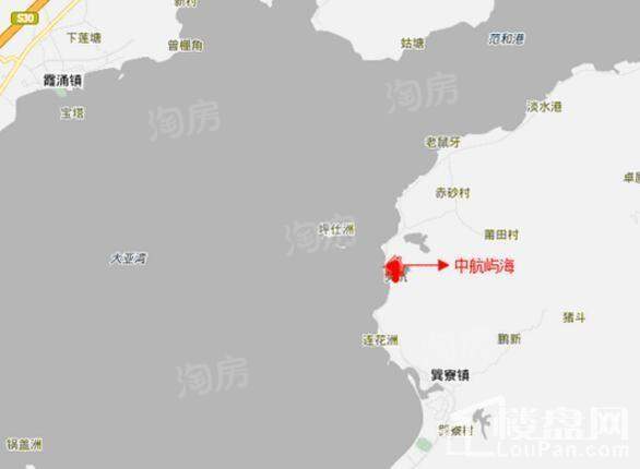 中航元屿海位置图