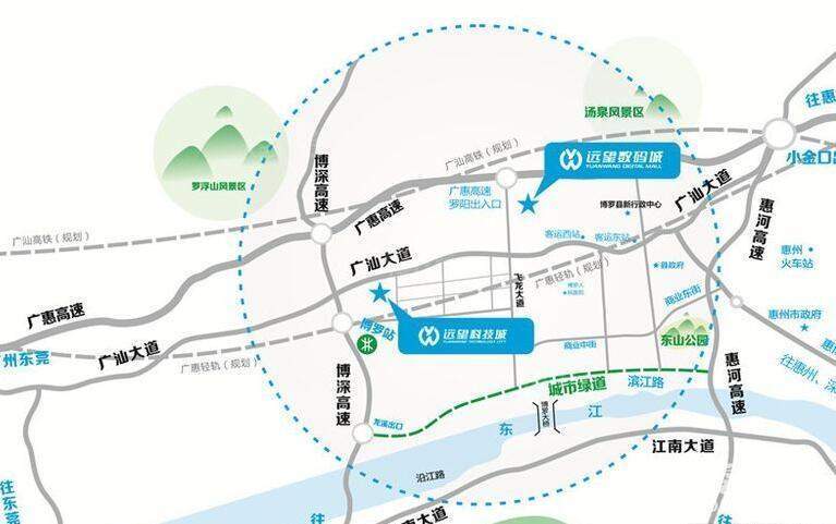 惠州远望数码城位置图