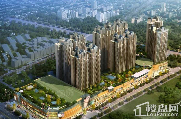 清泉城市广场效果图