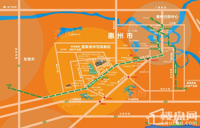 鑫月广场·欢乐海湾位置图