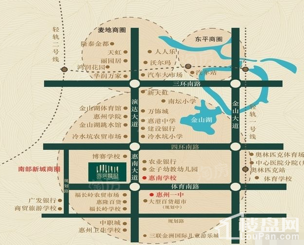 鸿润天和雅筑位置图