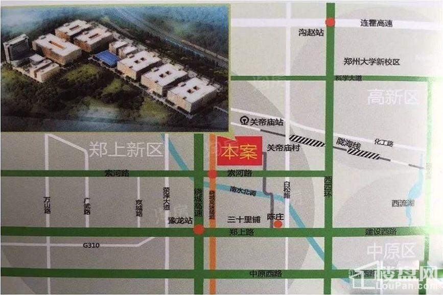 河南省江西商会产业园位置图