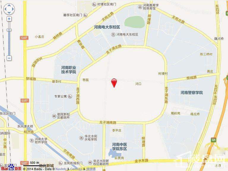 永和龙子湖中央广场位置图