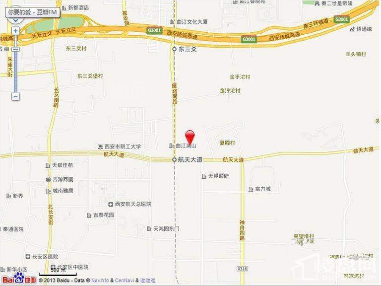 曲江观山悦位置图