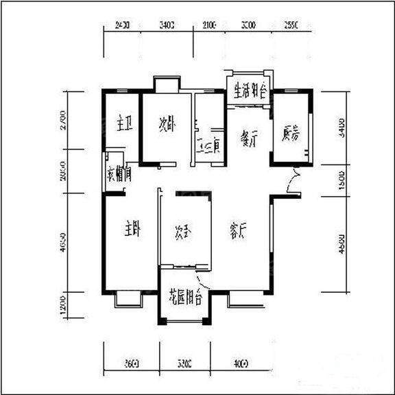 曲江观山悦3室2厅2卫