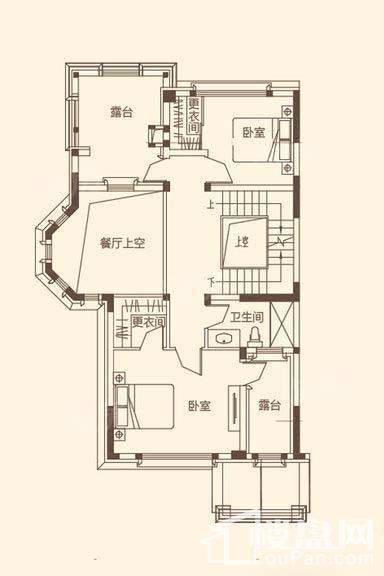 别墅B1户型三层