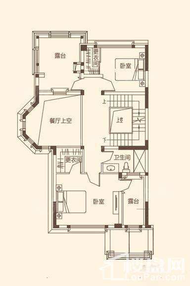 别墅B1户型三层