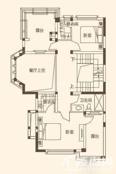 别墅b2户型三层
