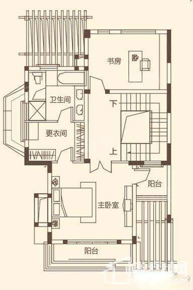 别墅b2户型四层
