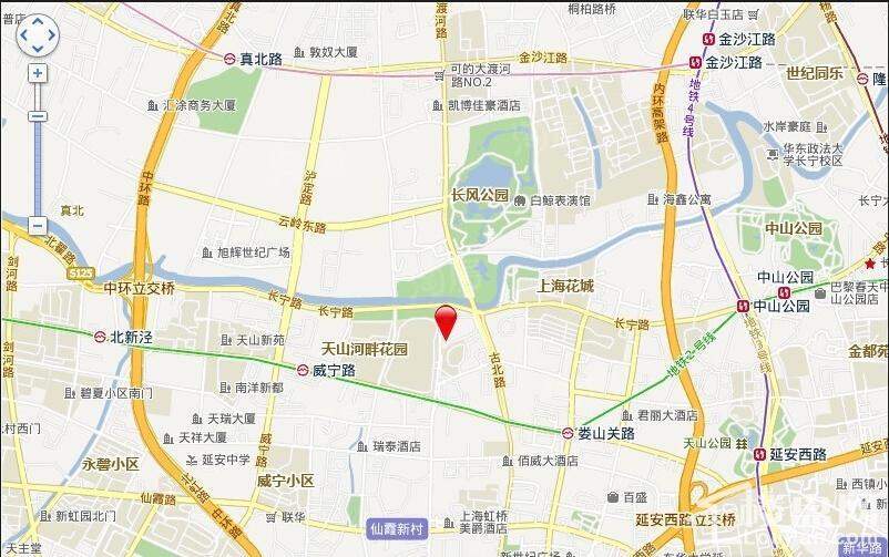 新天地河滨花园位置图