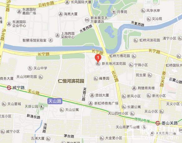 新天地河滨花园位置图