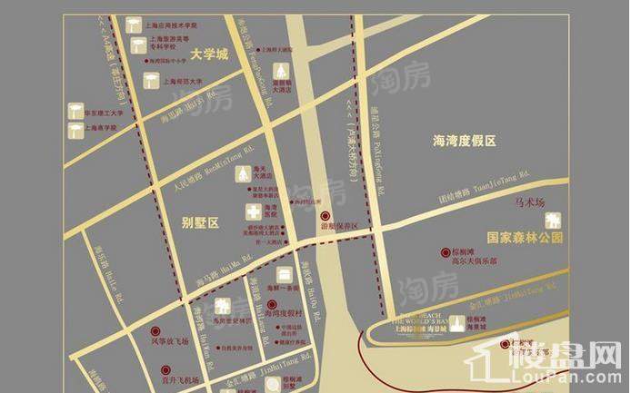 棕榈滩海景城位置图