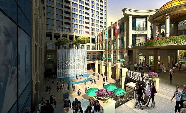 长风嘉庭国际广场效果图