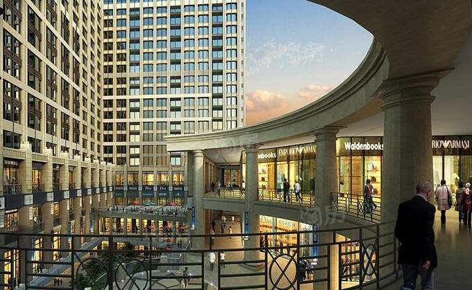 长风嘉庭国际广场效果图