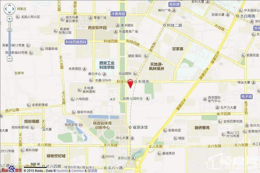 万达西安one位置图