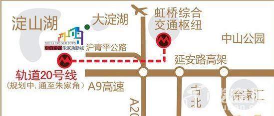 中信泰富朱家角新城别墅位置图