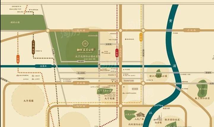 融创大宁北玉兰公馆位置图