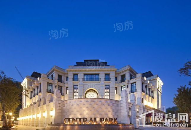 华润中央公园湖墅实景图