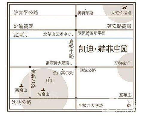 凯迪赫菲庄园位置图