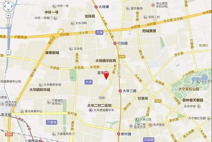 悦尚华都位置图