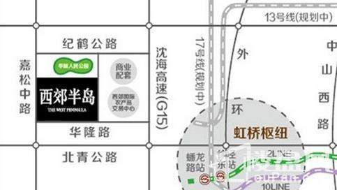 西郊半岛名苑位置图
