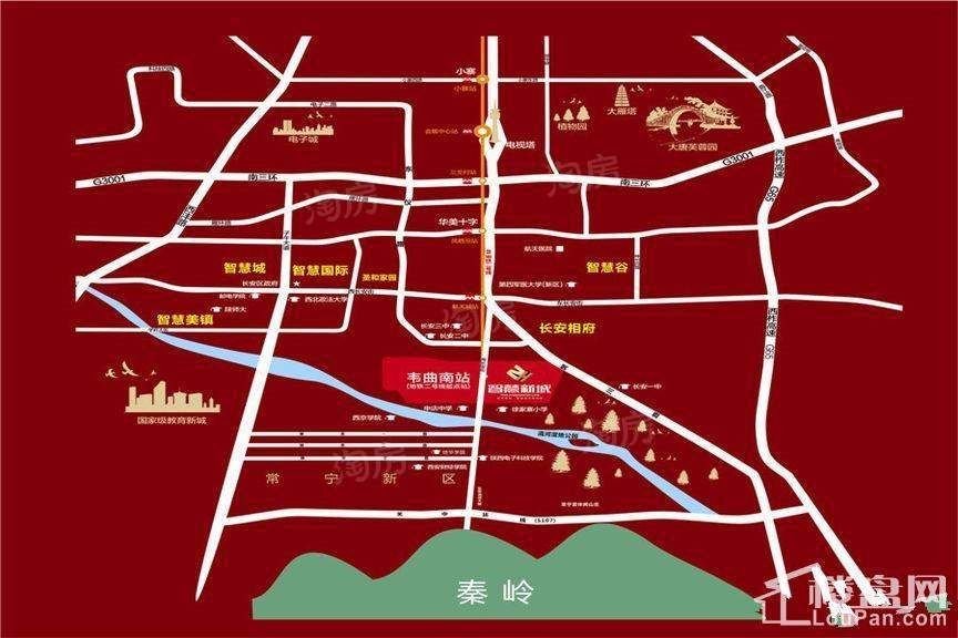 智慧新城位置图