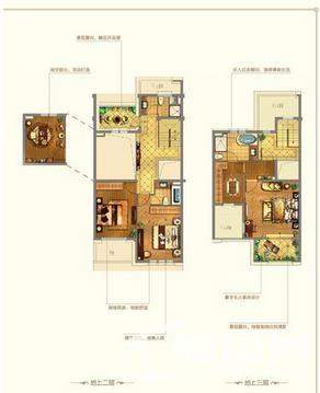 联排F户型地上二、三层