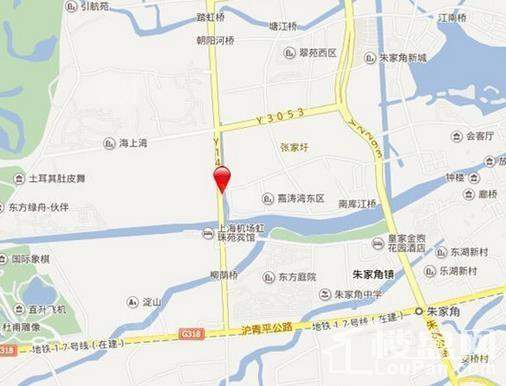 绿地朱家角1号位置图