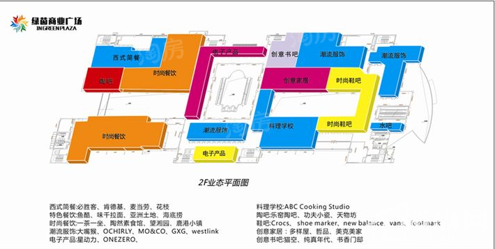 绿茵商业广场效果图