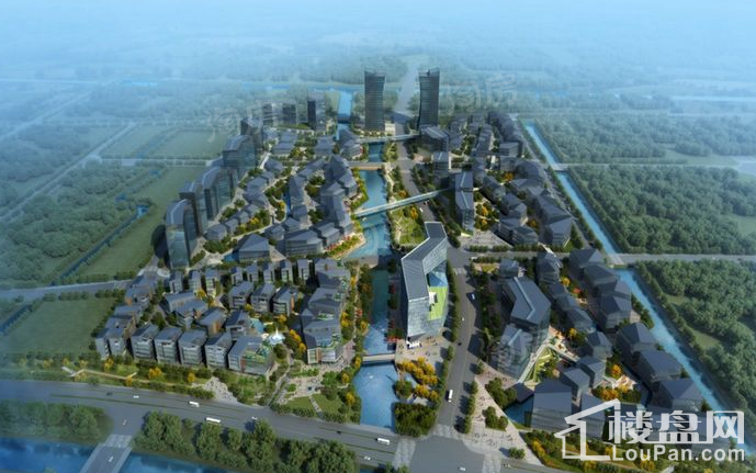 上海金融谷效果图