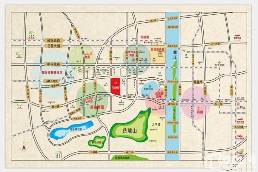 中央美郡位置图