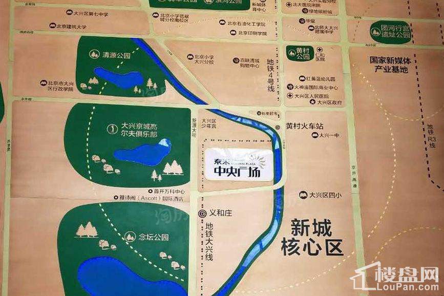 泰禾中央广场位置图