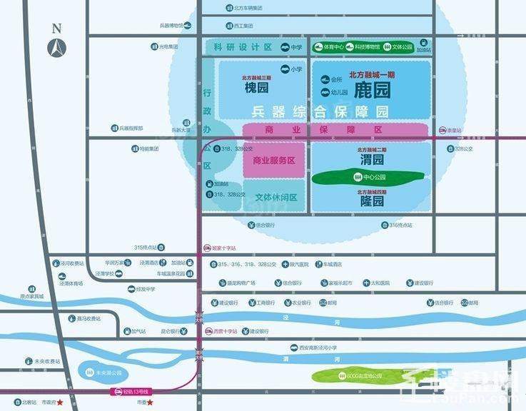 北方融城实景图