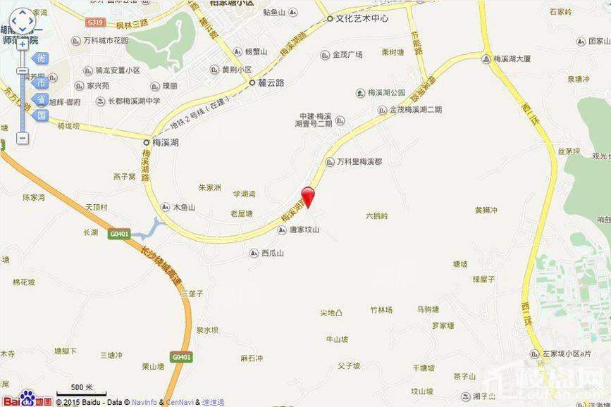 长房梅溪香山位置图