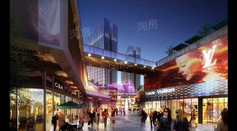 萝岗敏捷广场效果图