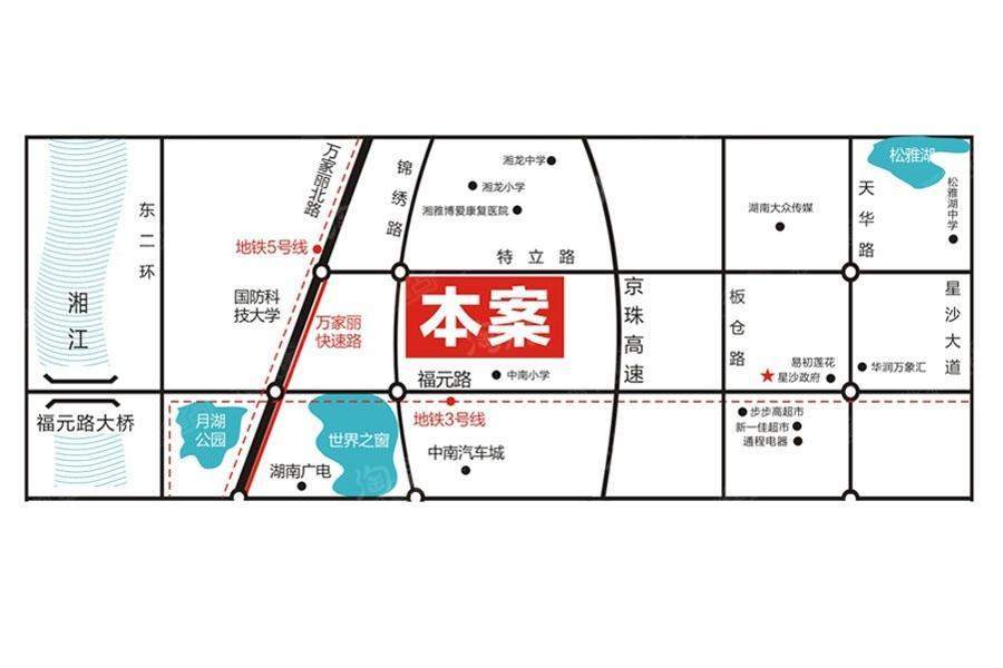 湖湘奥林匹克花园位置图