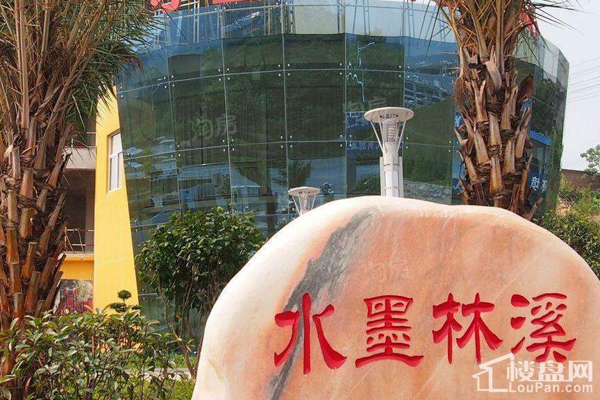 水墨林溪实景图