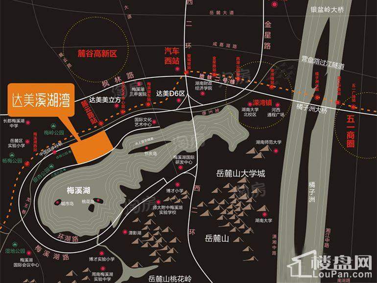 达美溪湖湾位置图