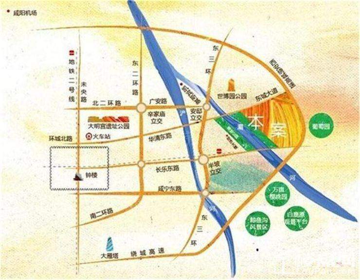 中铁·琉森水岸位置图