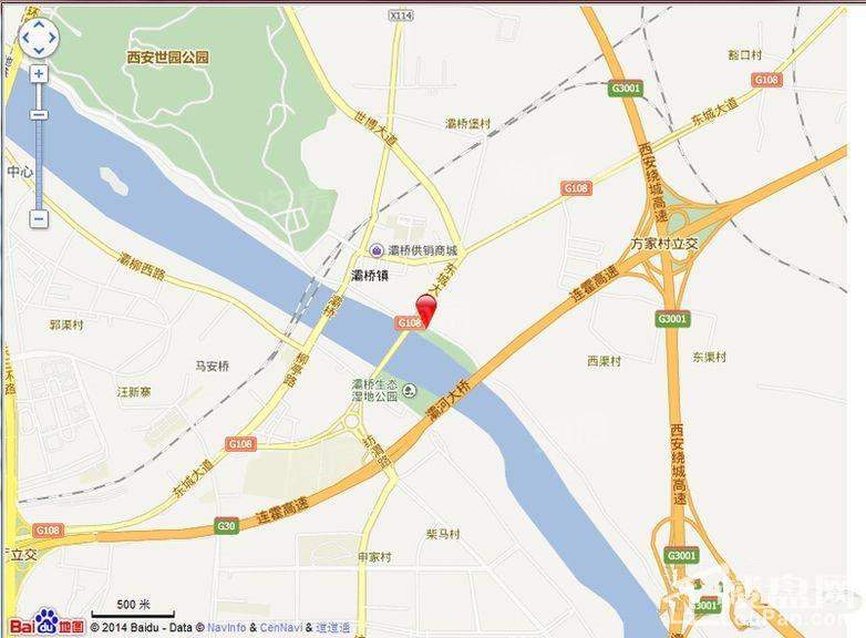 中铁·琉森水岸位置图