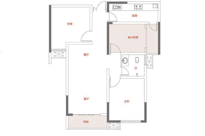 北辰中央公园户型图